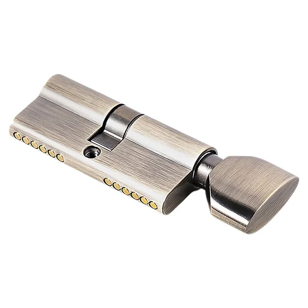 Brushed aged bronze Euro thumb turn key lock cylinder