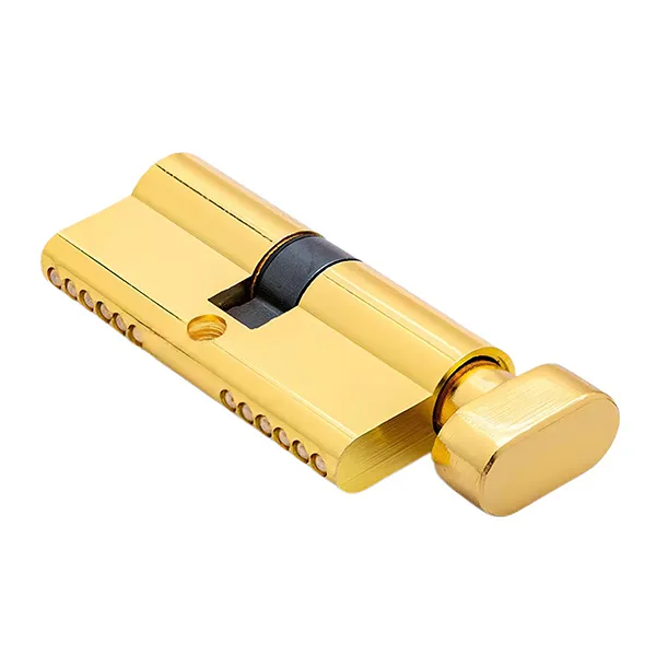 Gold Plated Euro Thumb Turn Mortice Door Lock Cylinder