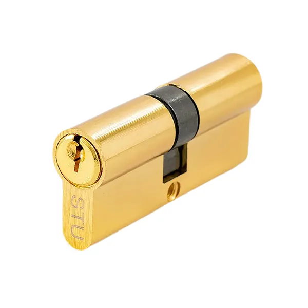 Gold-plated euro profile door lock cylinder