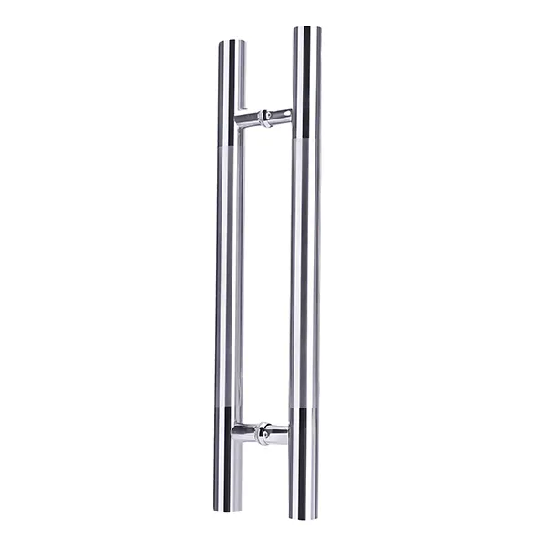 Mirror Polished and Satin Brushed Stainless Steel T-Bar Pull Handles for Glass Door
