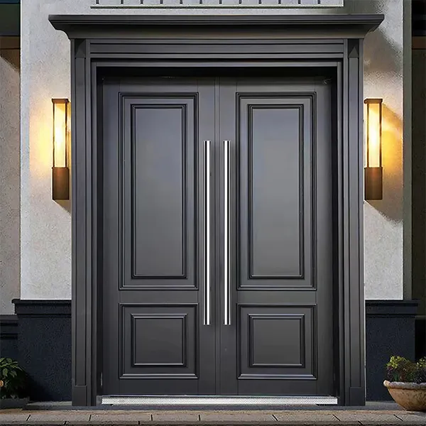 Polished T-bar Glass Door Pull Handles for Commercial Entrance Double Doors